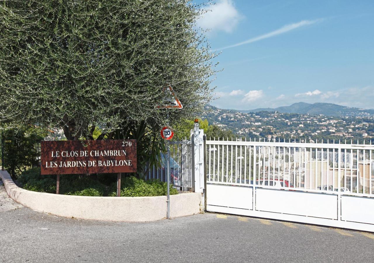 Babylone - Appartement Vue Panoramique Avec Piscine Pour 6 Personnes A Nice Quartier Pessicart Bagian luar foto